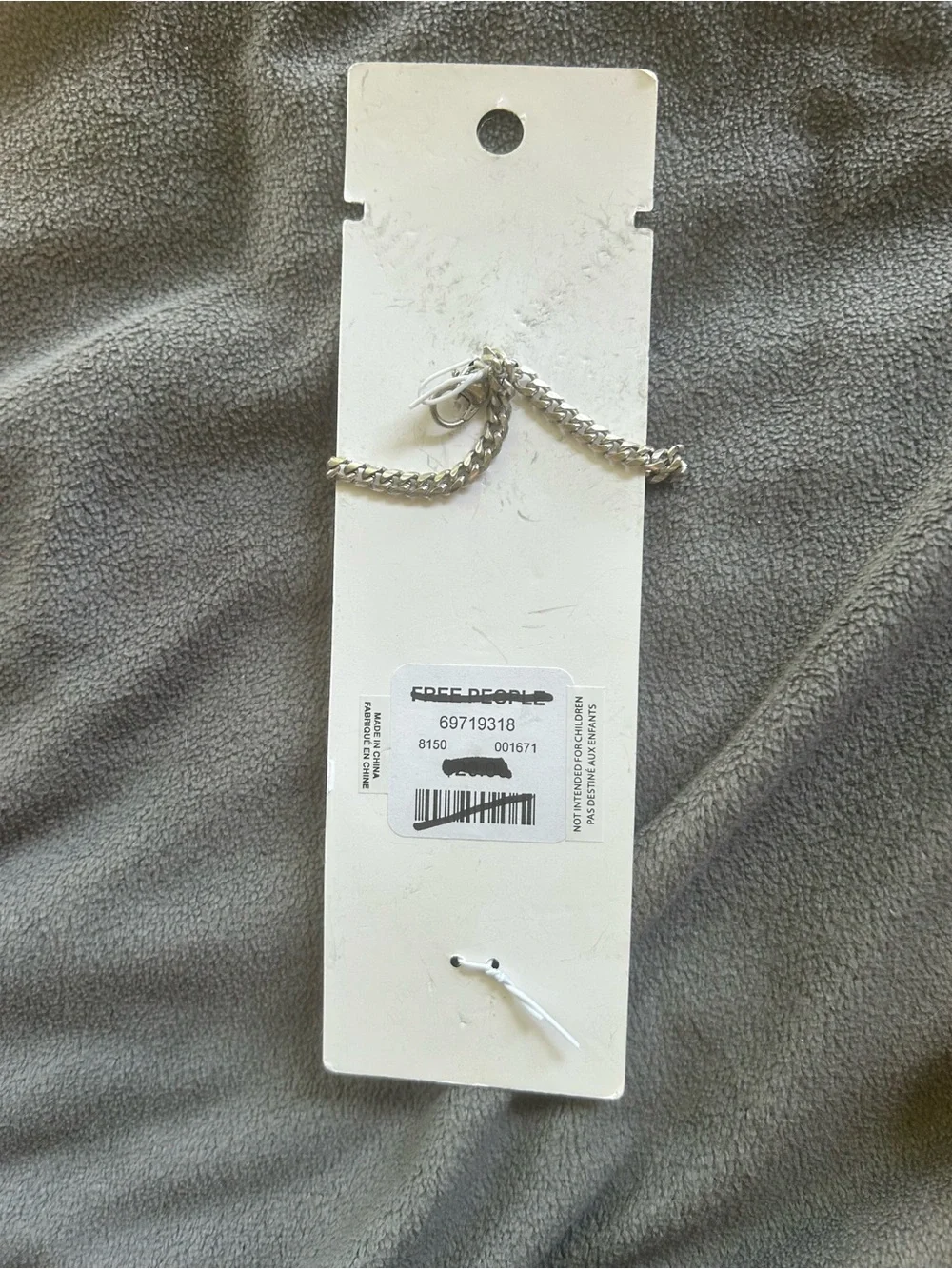 NWT Free People Valentina Hand Chain
